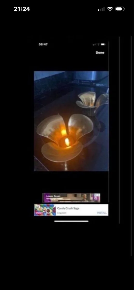 Brass Candleholder Set - Image 2