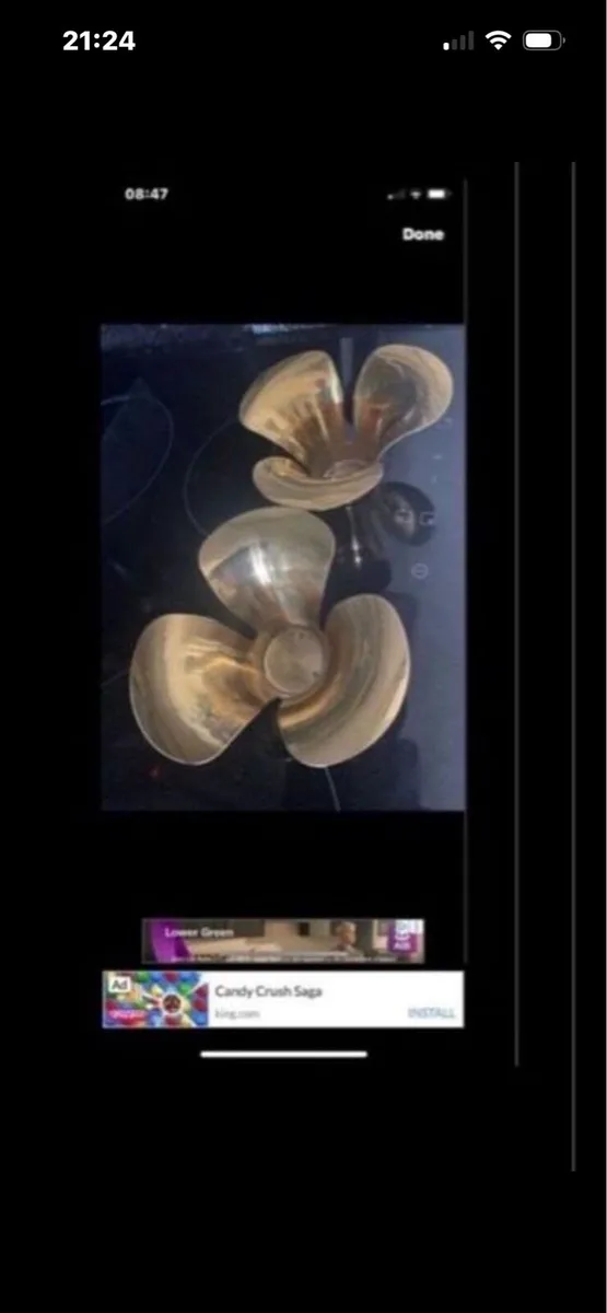 Brass Candleholder Set - Image 3