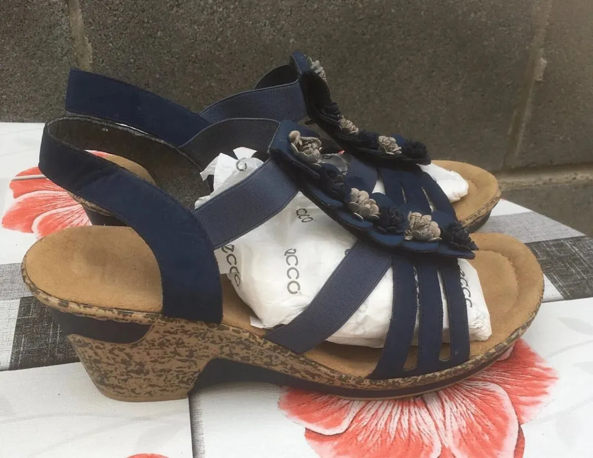 Ladies Rieker Sandals, Size 42, Worn once only - Image 1