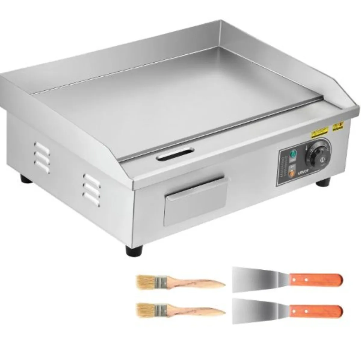 Commercial Electric Griddle, 535 x 300 mm, 3200W, - Image 4