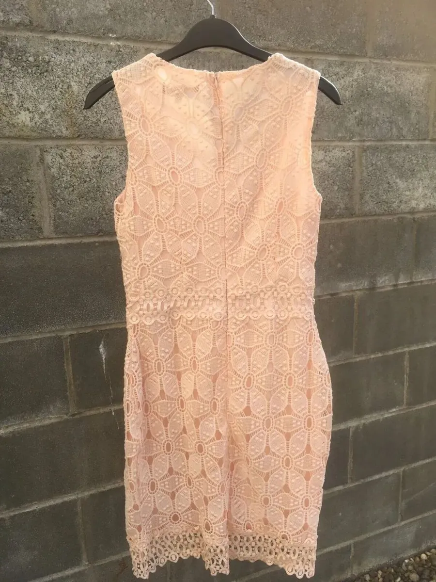 polka dot and lace dress Dinah Lace And Satin Maxi Dress / Polkadot | MESHKI main image 1
