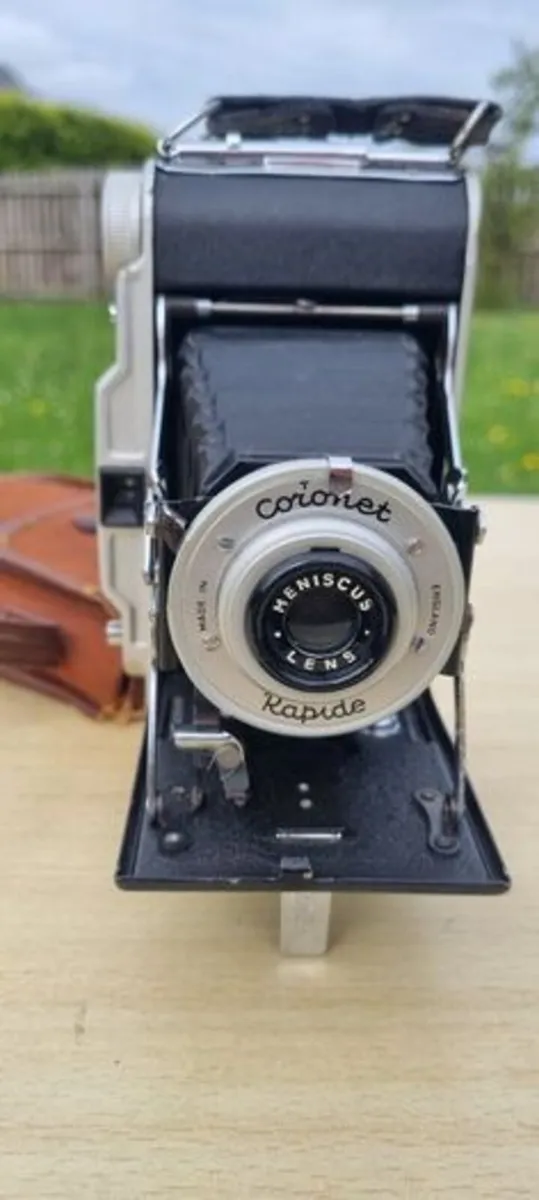 Coronet Rapide vintage 120 film folding camera - Image 1
