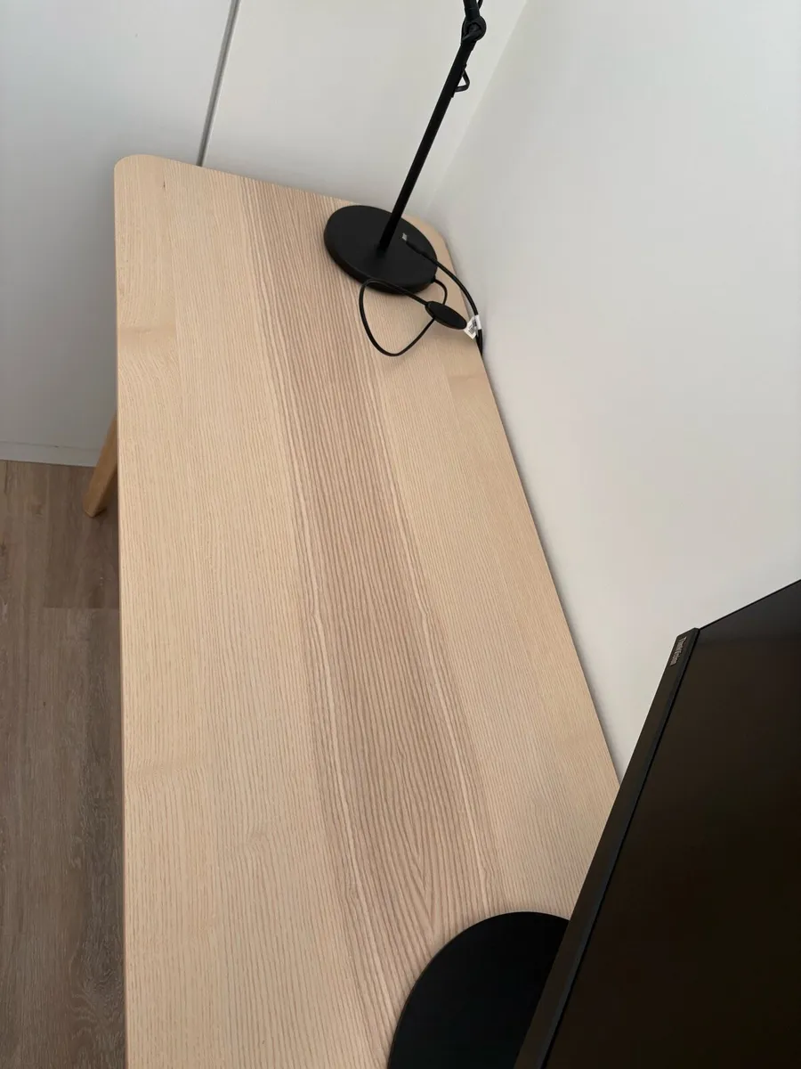 Ikea desk light brown - Image 2