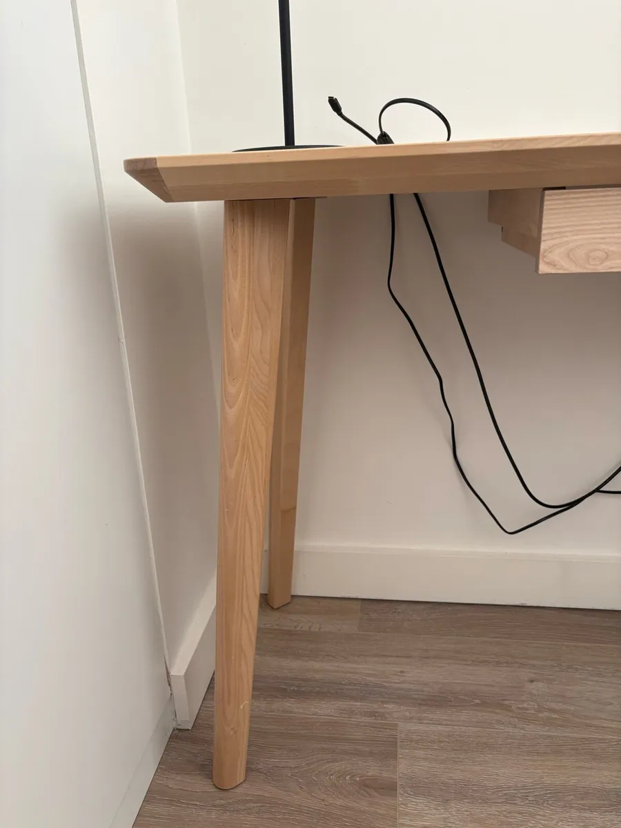 Ikea desk light brown - Image 3