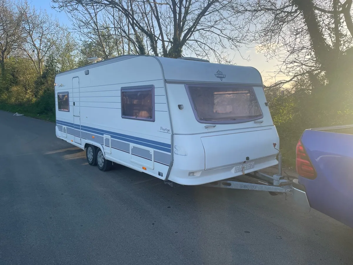 4 birth hobby caravan - Image 1