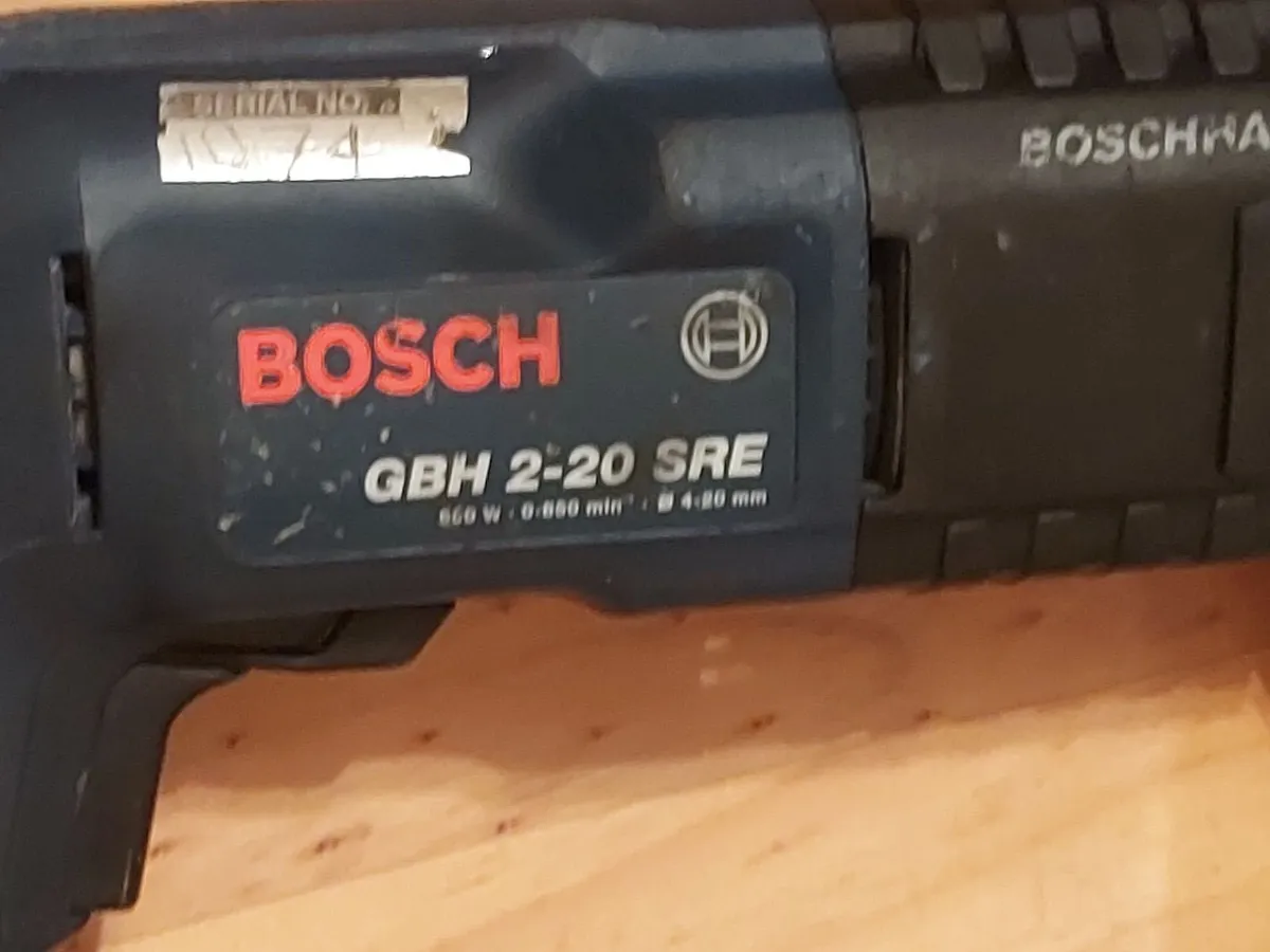 Bosch GBH 2 20 SRE 110v Rotary Hammer Drill Cased - Image 4