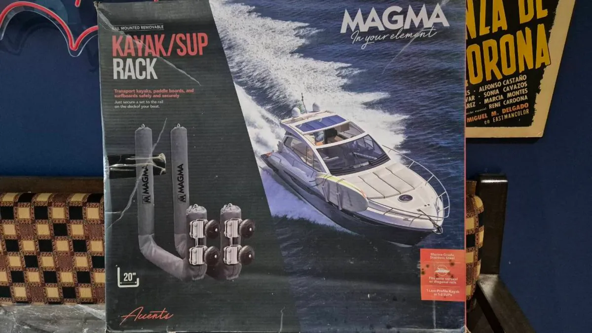 Kayak and paddle board carrier for boat New - Image 3