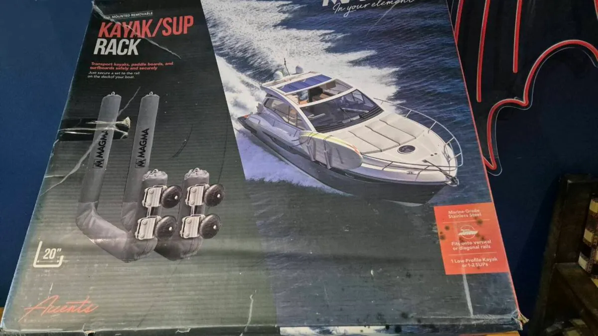 Kayak and paddle board carrier for boat New - Image 4