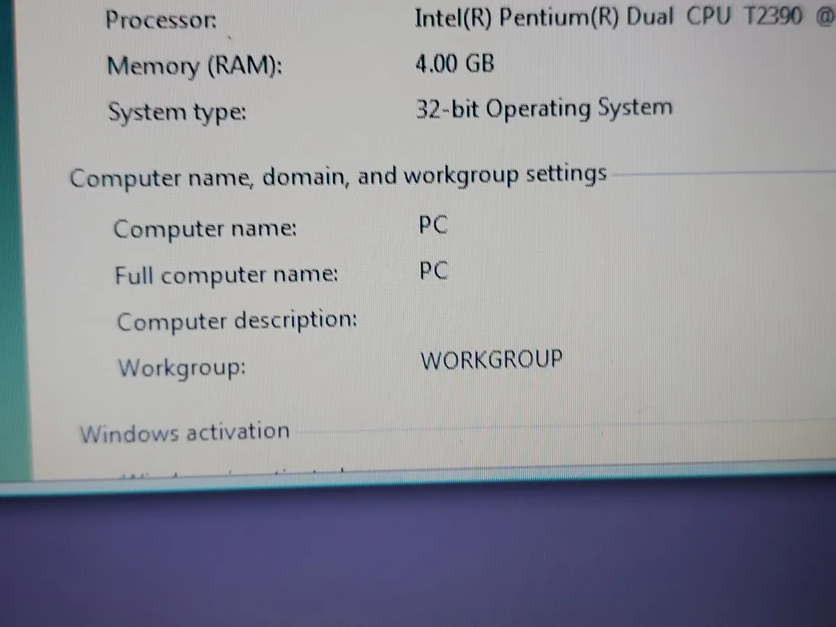 Packard Bell Easynote Laptop, 4GB, 120GB WiFi - Image 4