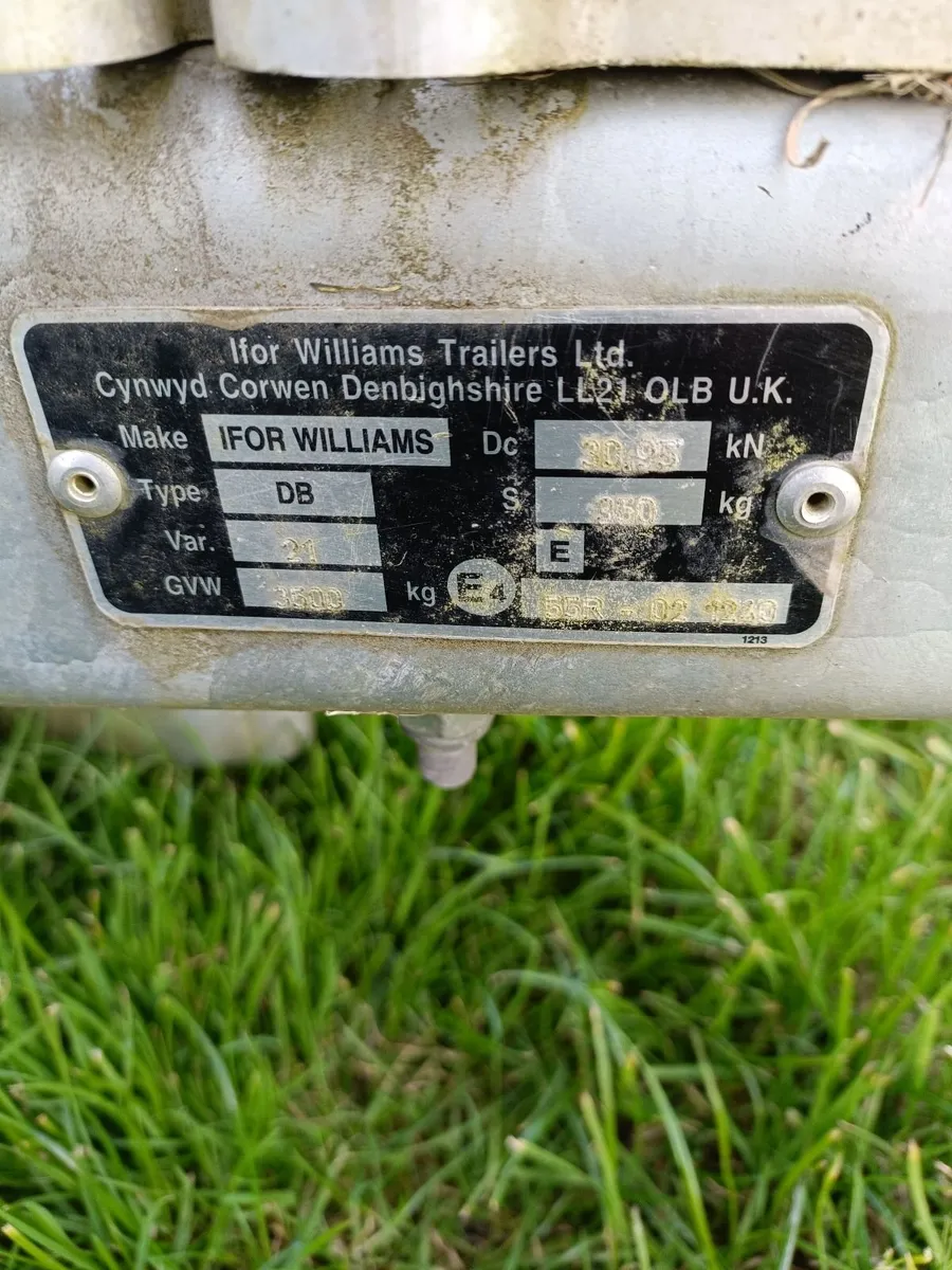 Ifor Williams 8"2 x 4"2 2700KG Twin axle with Ramp - Image 2