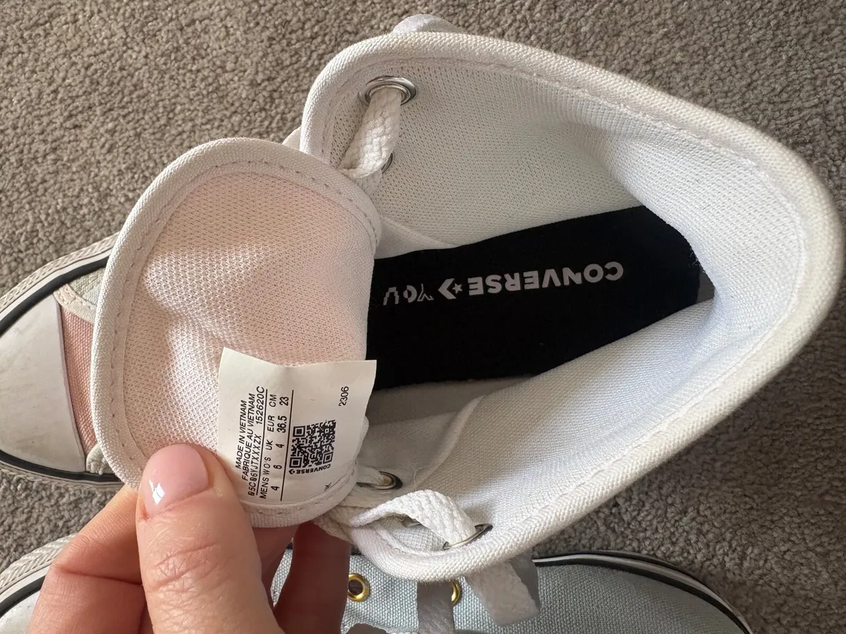 Customized high top converse runners  ‘Lauren’ - Image 2