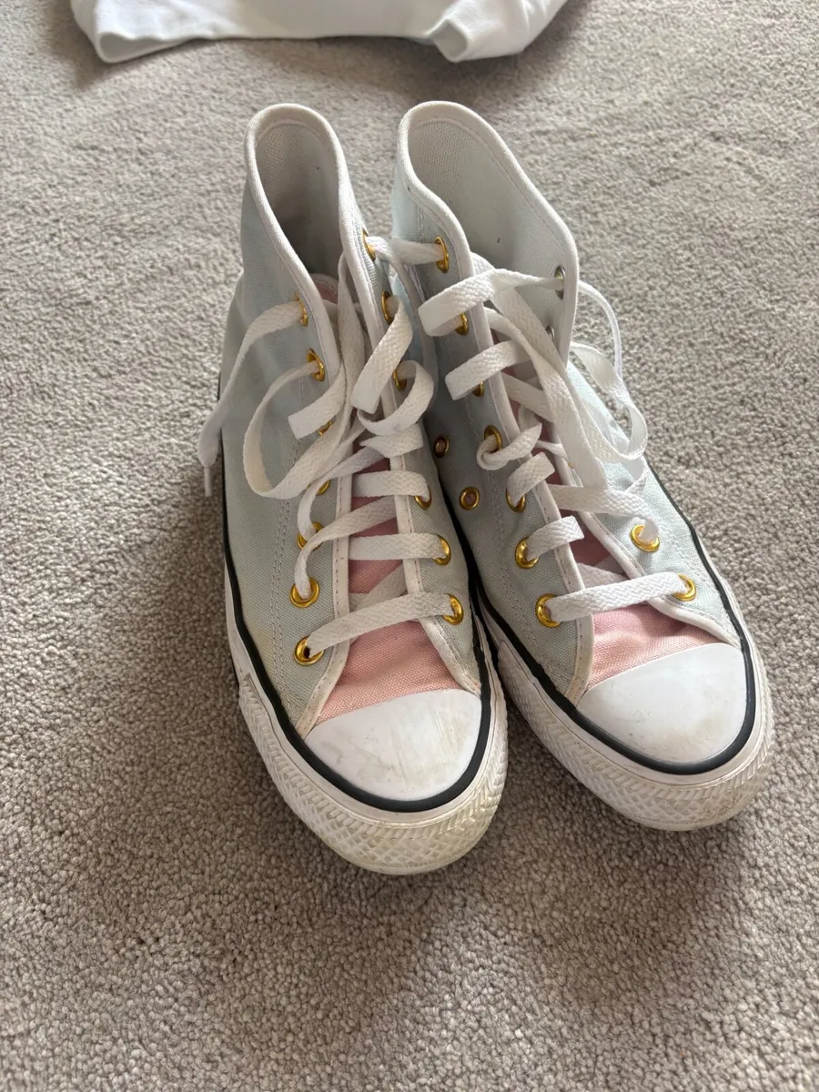 Customized high top converse runners  ‘Lauren’ - Image 4