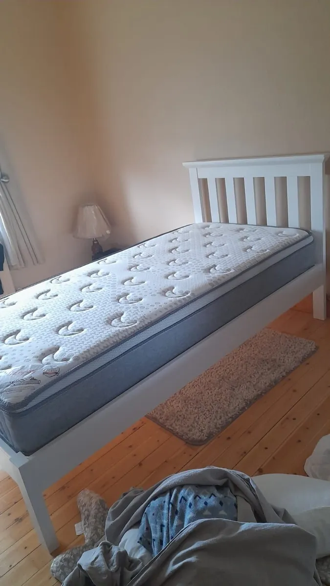 Single Bed & Mattress - Image 1
