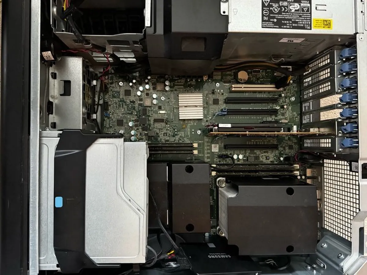 Dell Precision T5610 Workstation Dual Xeon 64GB ECC Nvidia W2100 - Image 3