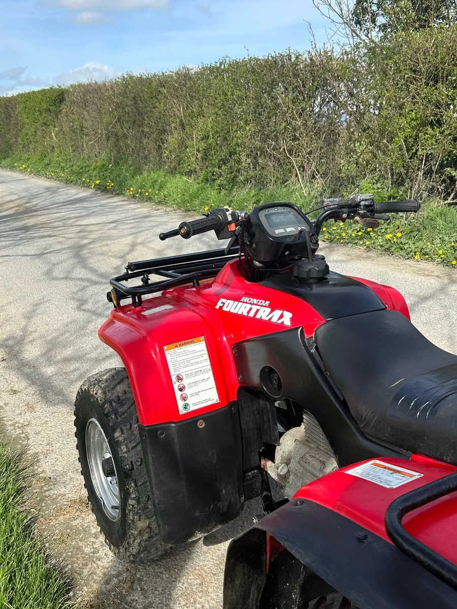 Honda trx 250 manual quad - Image 2