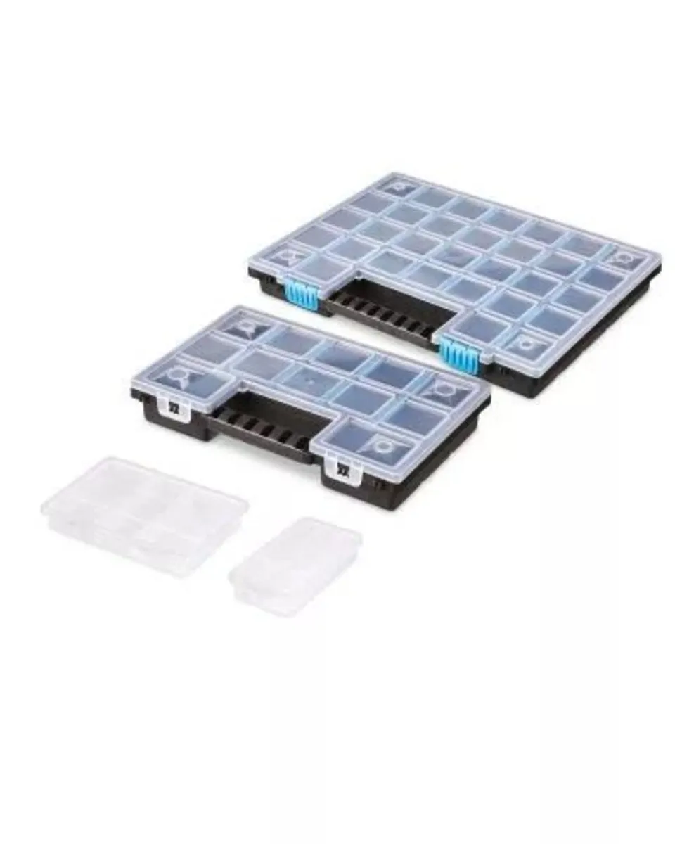 NEW Set Organiser Storage Boxes with Compartments - Image 1