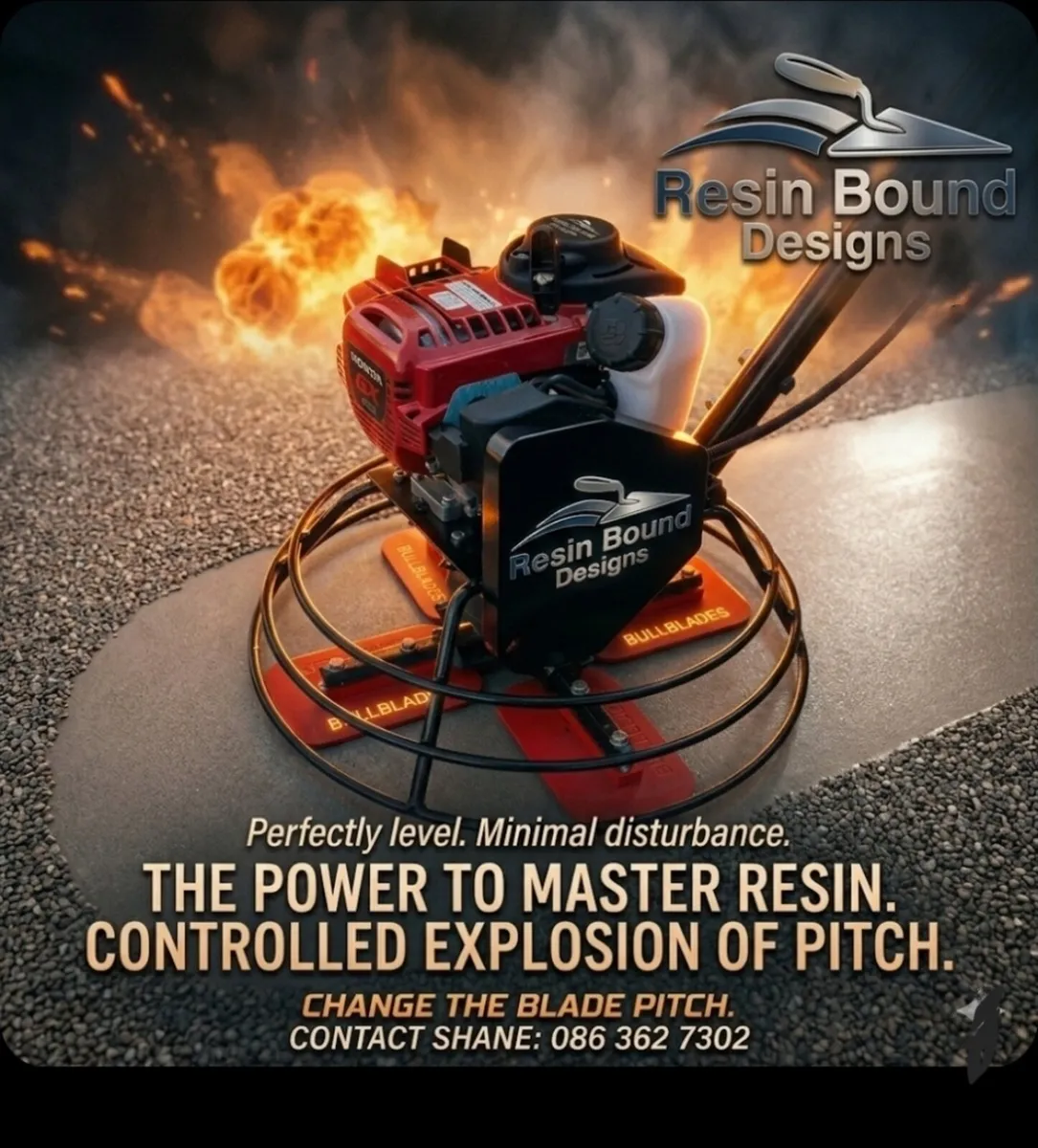 Power trowel for resin bound - Image 1