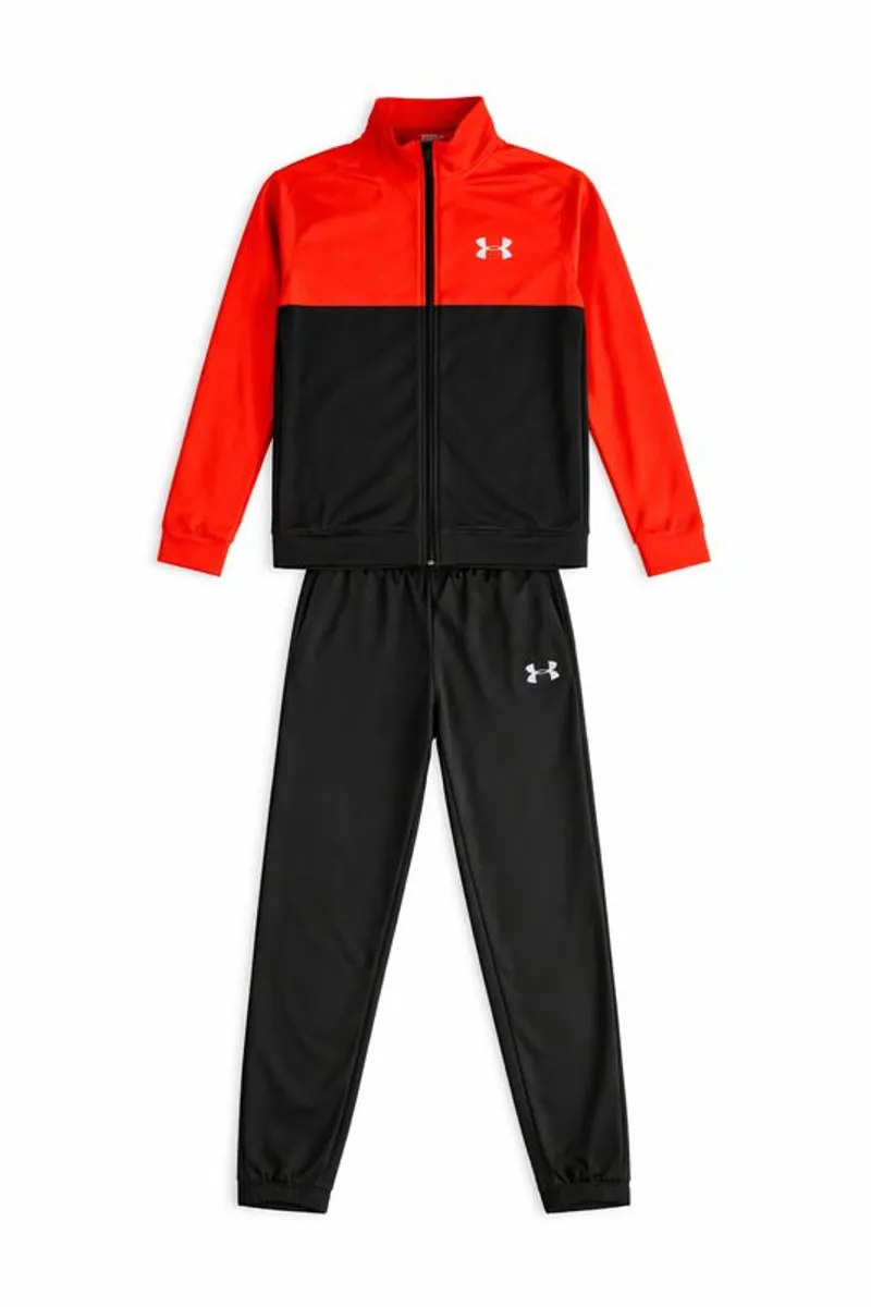 Boys Under Armour Rival Colour Block Knit Tracksuit: YLG - Image 2