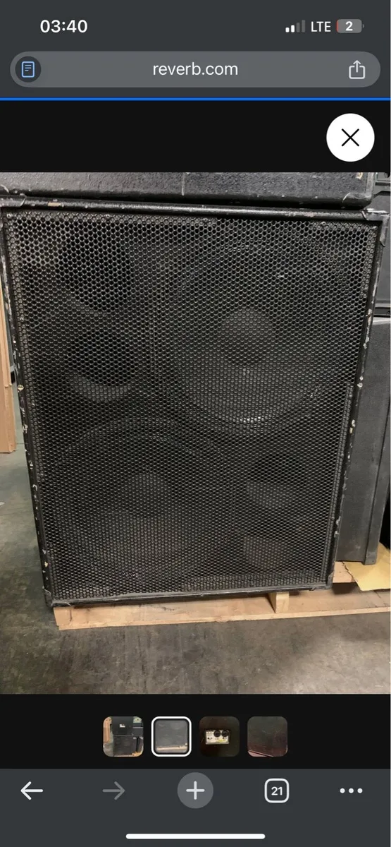 Eaw sb250 dual 15” sub pair - Image 1