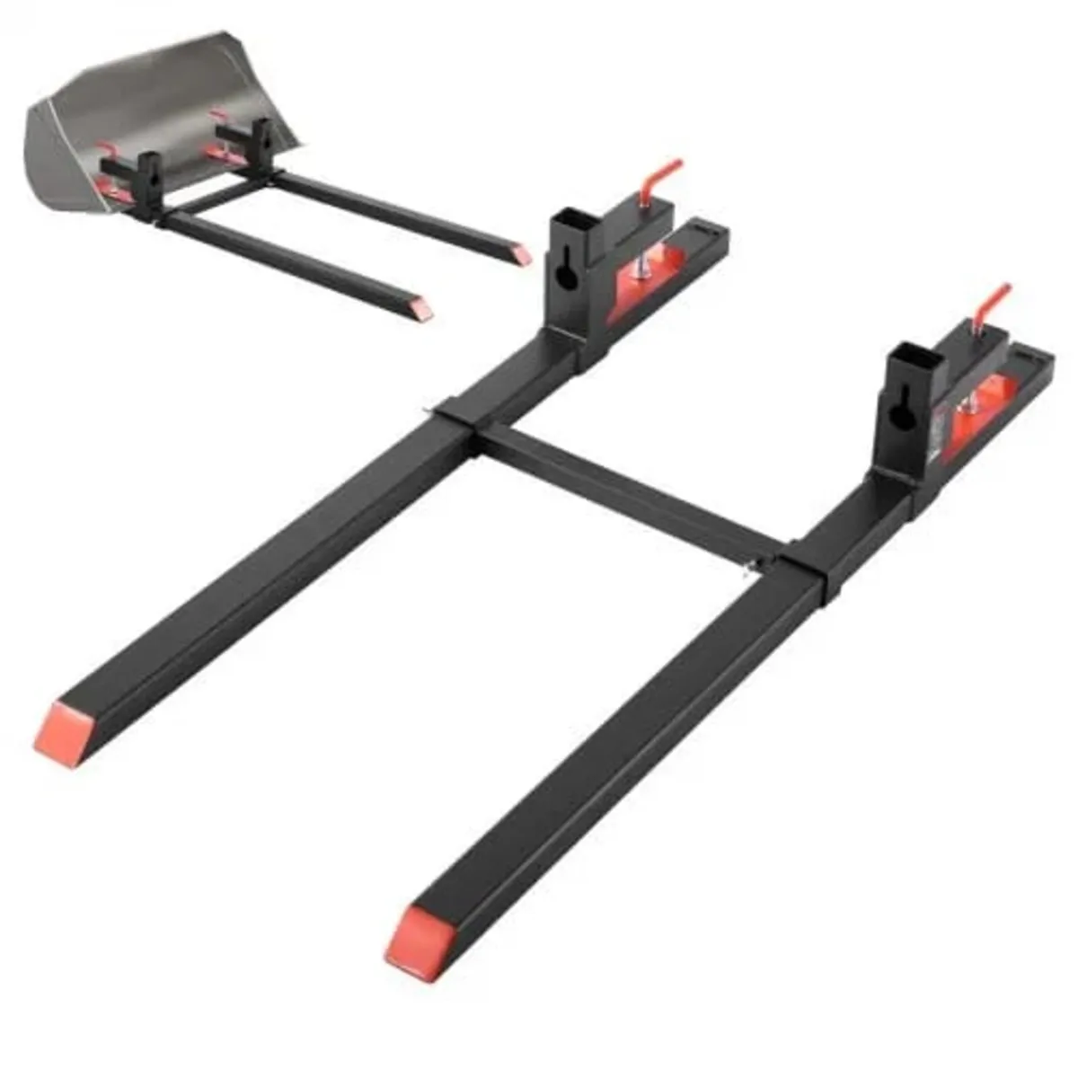 Forks, 907 kg Clamp on Pallet Forks, 149 cm Total - Image 1