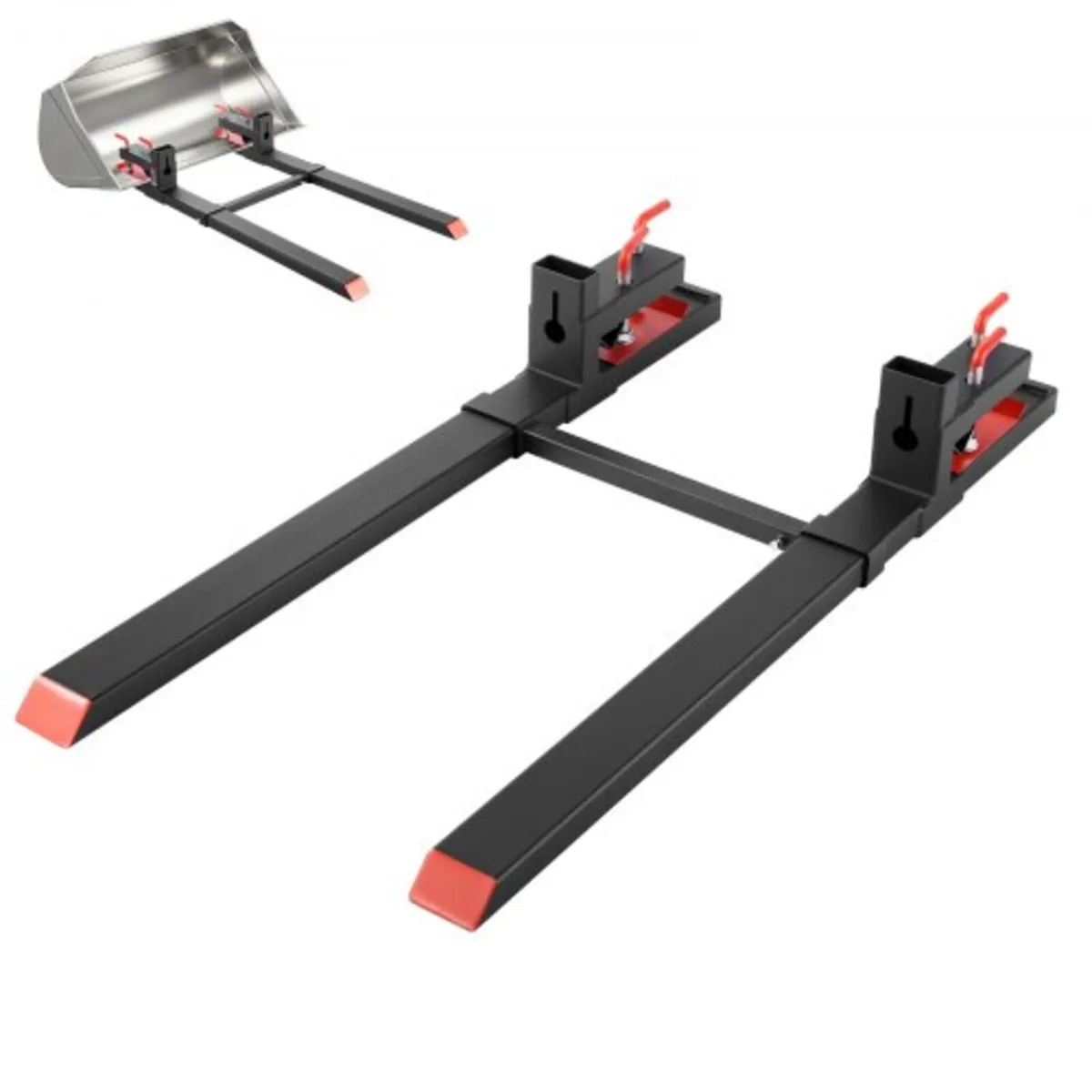 Pallet Forks, 1814 kg Clamp on Pallet Forks, 149 c - Image 1