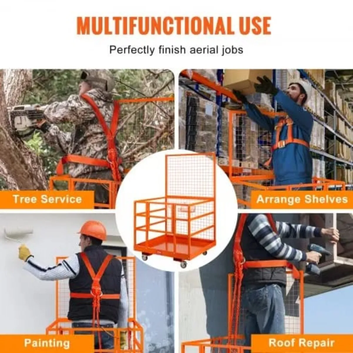 Forklift Safety Cage Work Platform 109 x 114.3 cm - Image 3