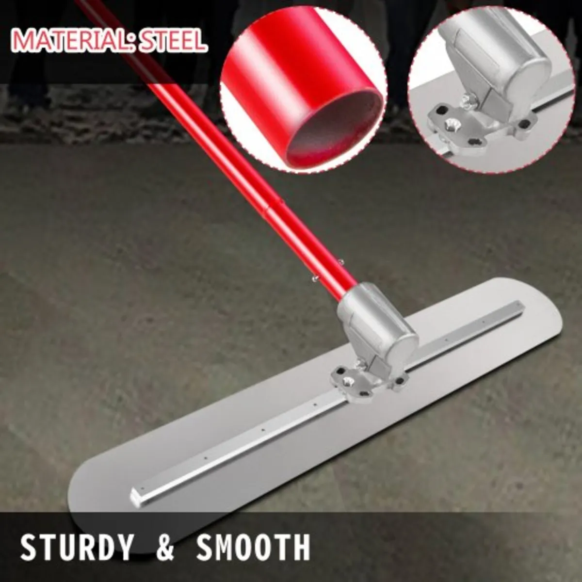 Bull Float Concrete Float 1200x200mm Concrete Tool - Image 3