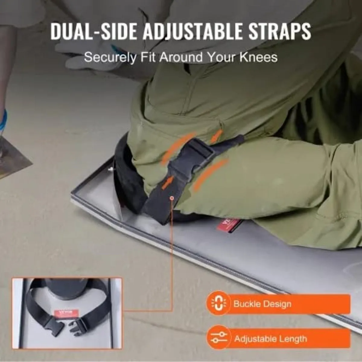 Concrete Knee Boards Stainless Steel, 30'' x 10'' - Image 4