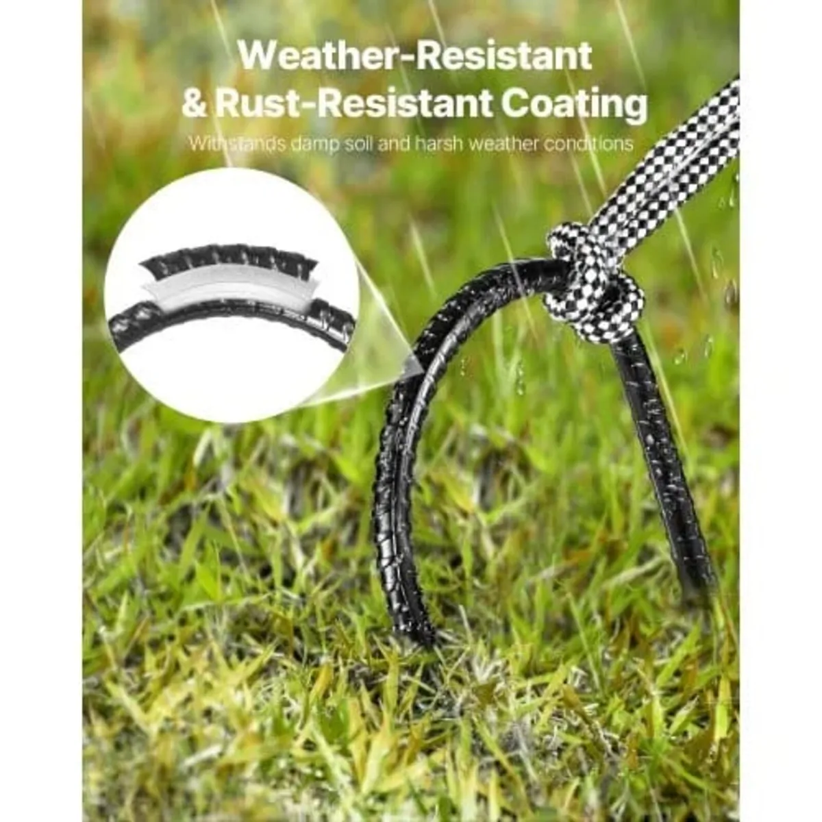 12-Inch 8 Pack Rebar Stakes 304,8x82,04 mm Heavy D - Image 4