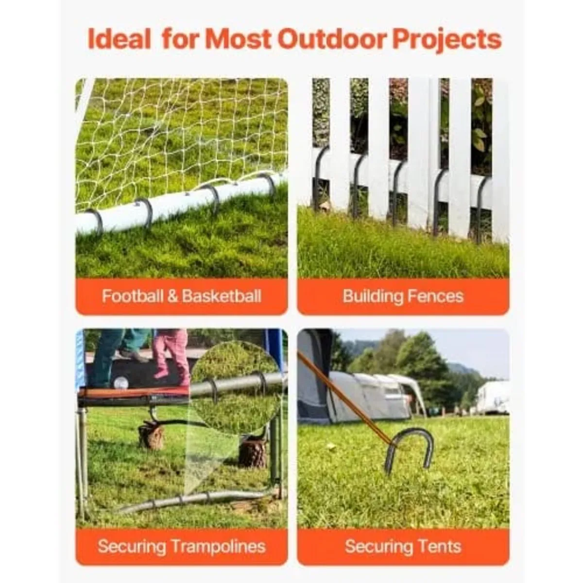 406,4 mm / 16-Inch 24 Pack Rebar Stakes Heavy Duty - Image 4