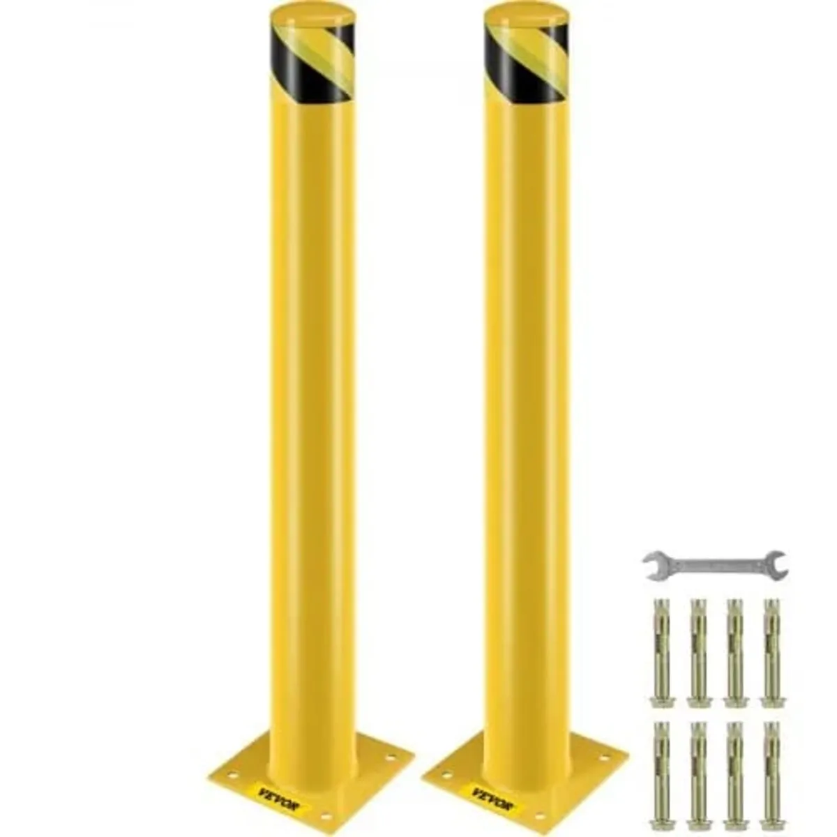 Safety Bollard, 42 Inch Height Bollard Post, 4.5 I - Image 1