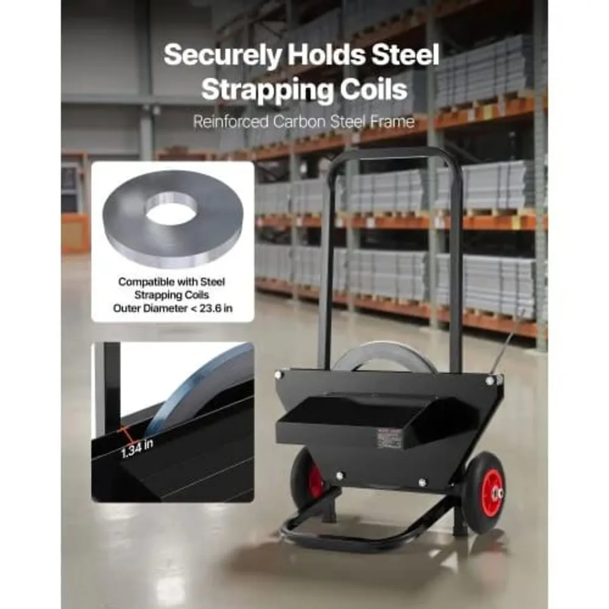 Banding Strapping Cart, Fit for Steel Strapping Co - Image 2