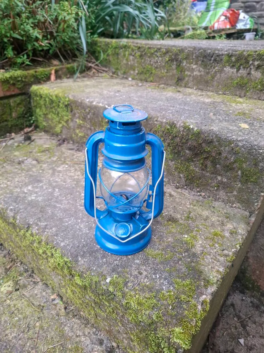 Blue storm lamp postage possible - Image 1