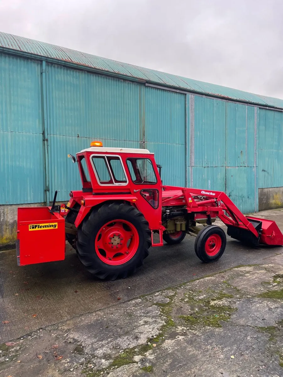 Vintage zetor 4712 tractor & quicke loader & box - Image 4