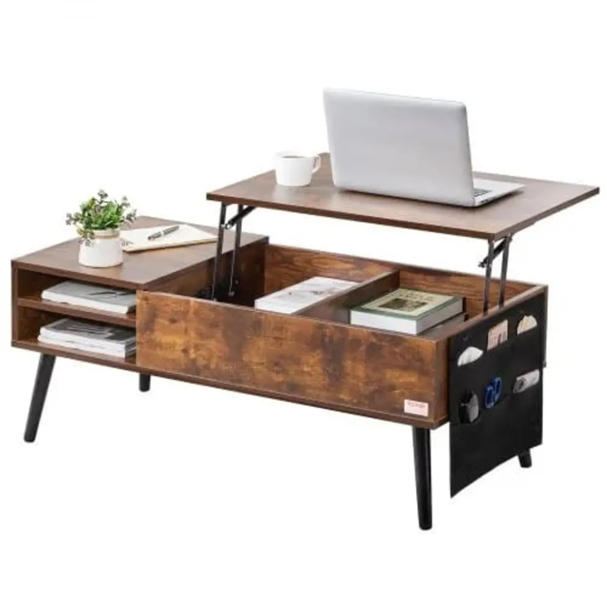 Lift Top Coffee Table, 39.4 in Rectangle Coffee Ta - Image 1