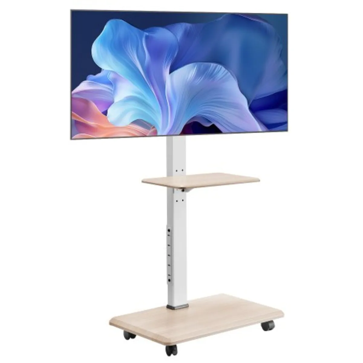 Rolling TV Stand, Mobile TV Cart for 32-70 Inch Sc - Image 1