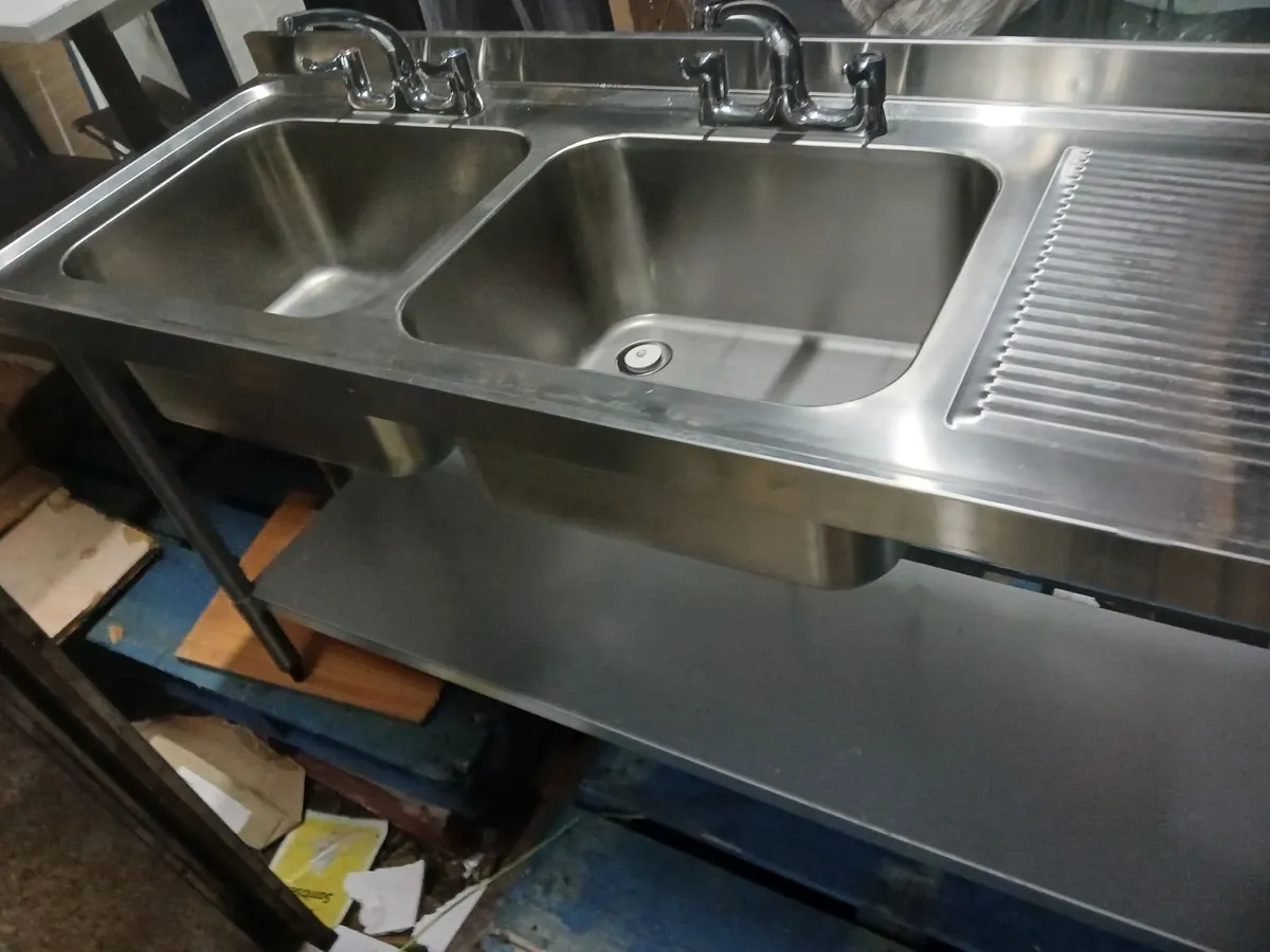 Stainless steel vogue  commercial sunk - Image 1