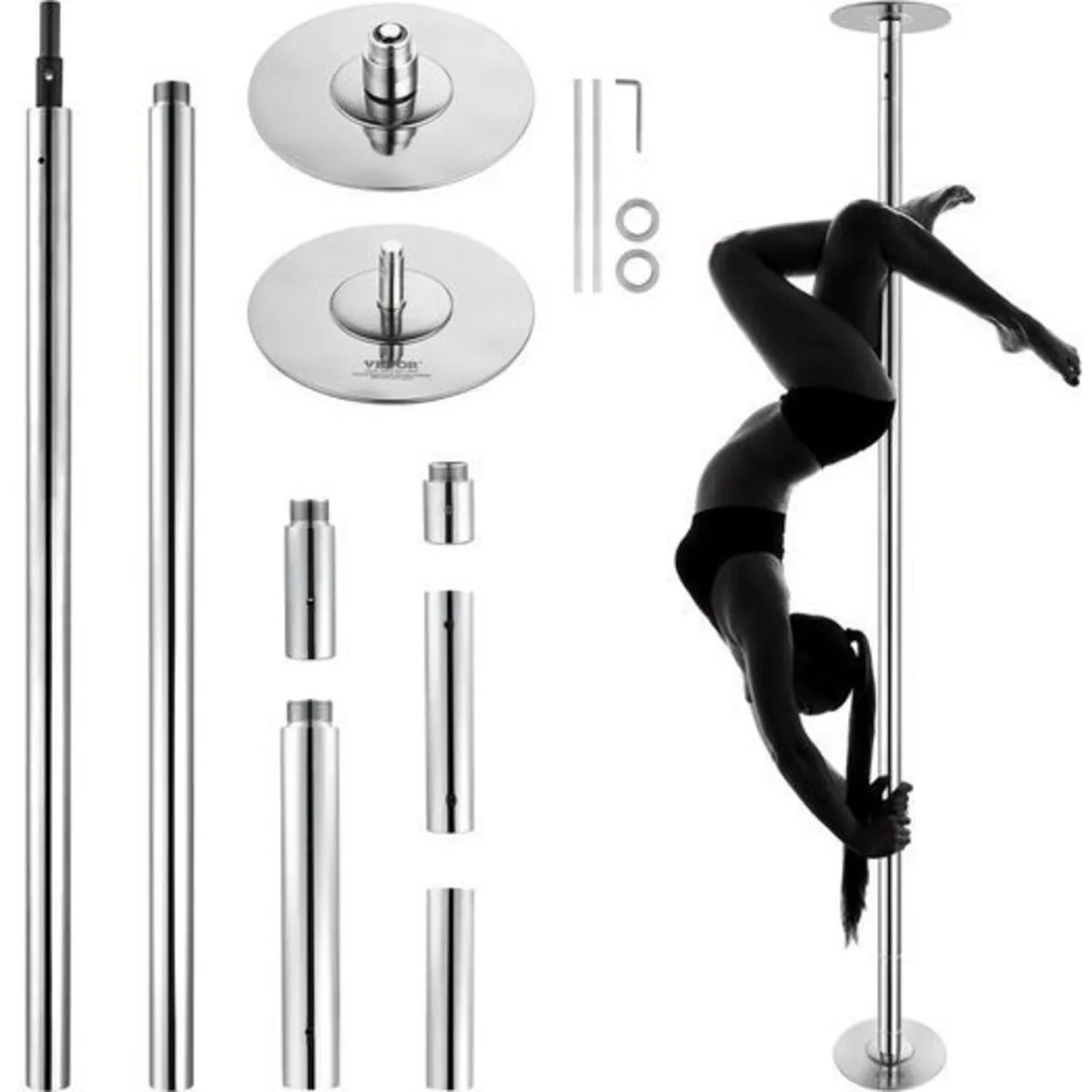 Professional Dancing Pole, Spinning Static Dancing - Image 1