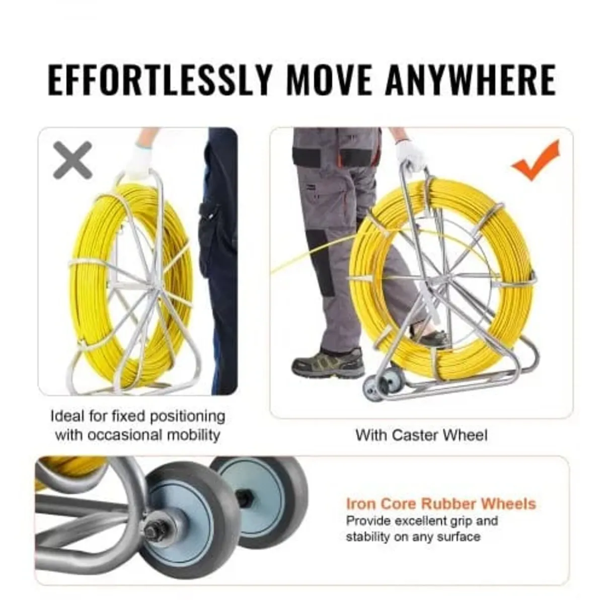 Fish Tape Puller Fiberglass 200mx7,9mm (656 ft 5/1 - Image 4