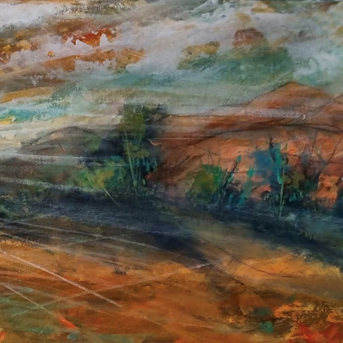 Sun-Kissed Sunflowers Original Acrylic Painting - Image 3