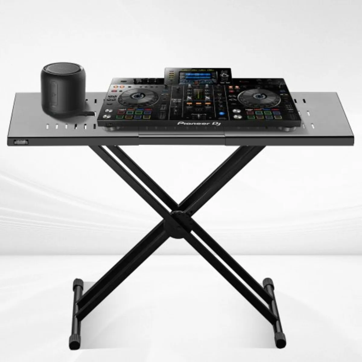 DJ Table Stand, (32"-43") x 18" Portable DJ Laptop - Image 4