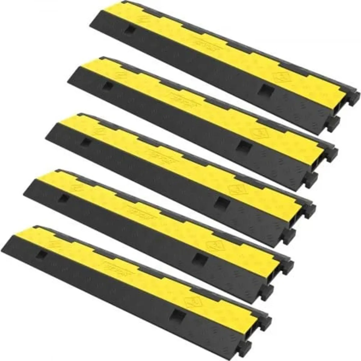 Cable Protector Ramp 101x24.5x5 cm , 5 Packs 2 Cha - Image 1