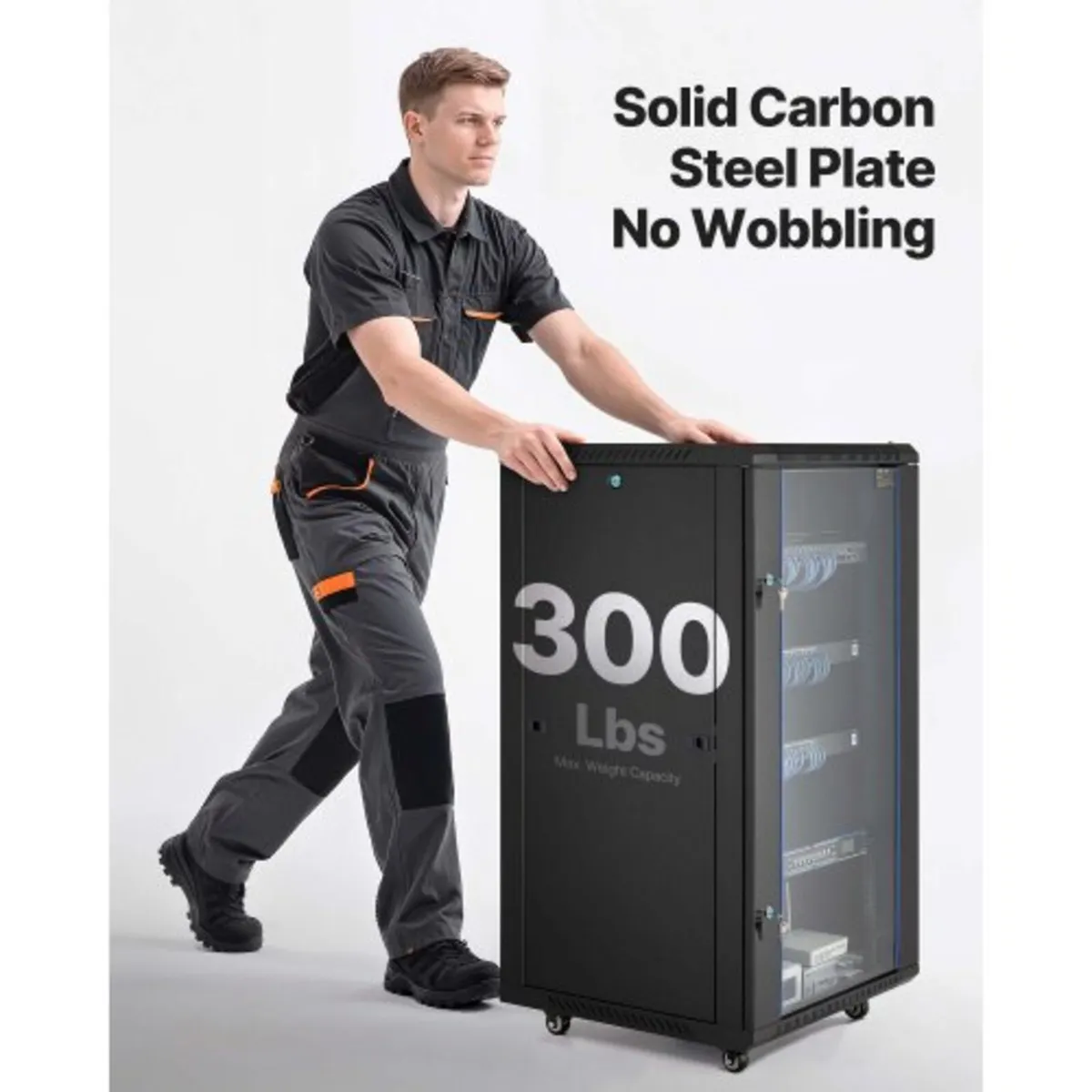 22U Network Cabinet Wall Mount, 600 mm Depth, 136 - Image 2