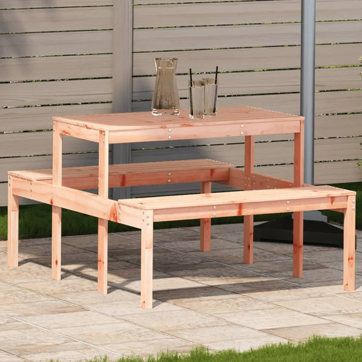 Picnic Table bench set Solid Wood Douglas - Image 3