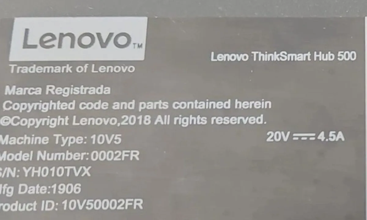 Lenovo All-in-One PC Touch ThinkSmart Hub 500 i5 - Image 4