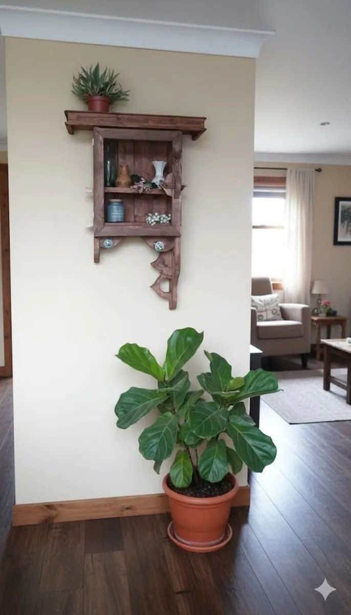 NEW : Rustic Country style wall shelf / display - Image 4