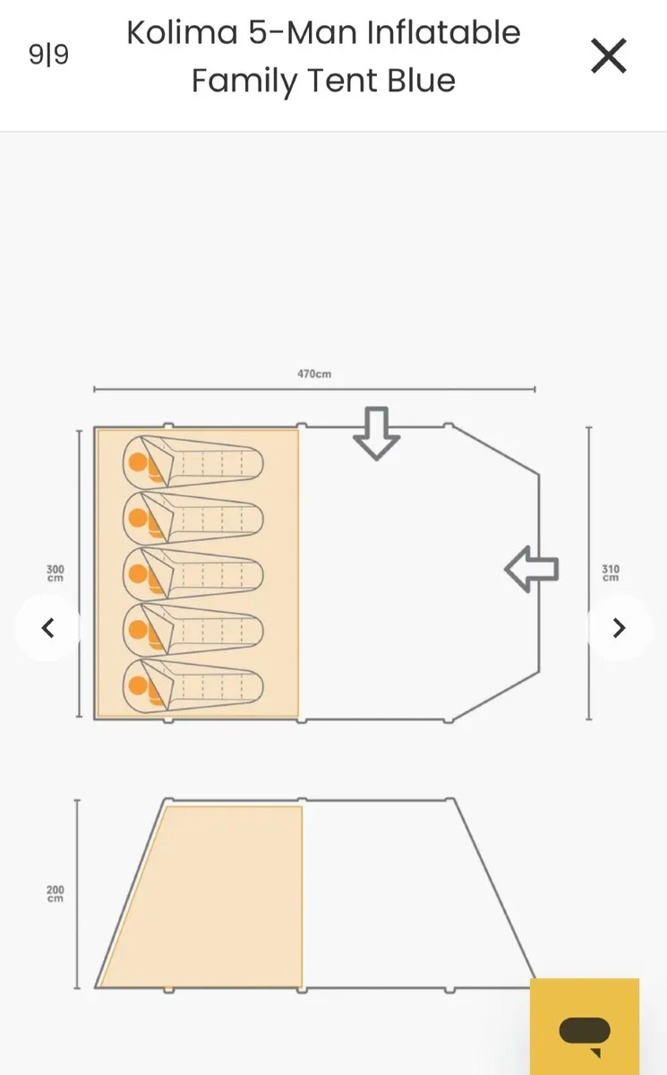 Regatta Kolima 5-person tent - excellent condition - Image 3