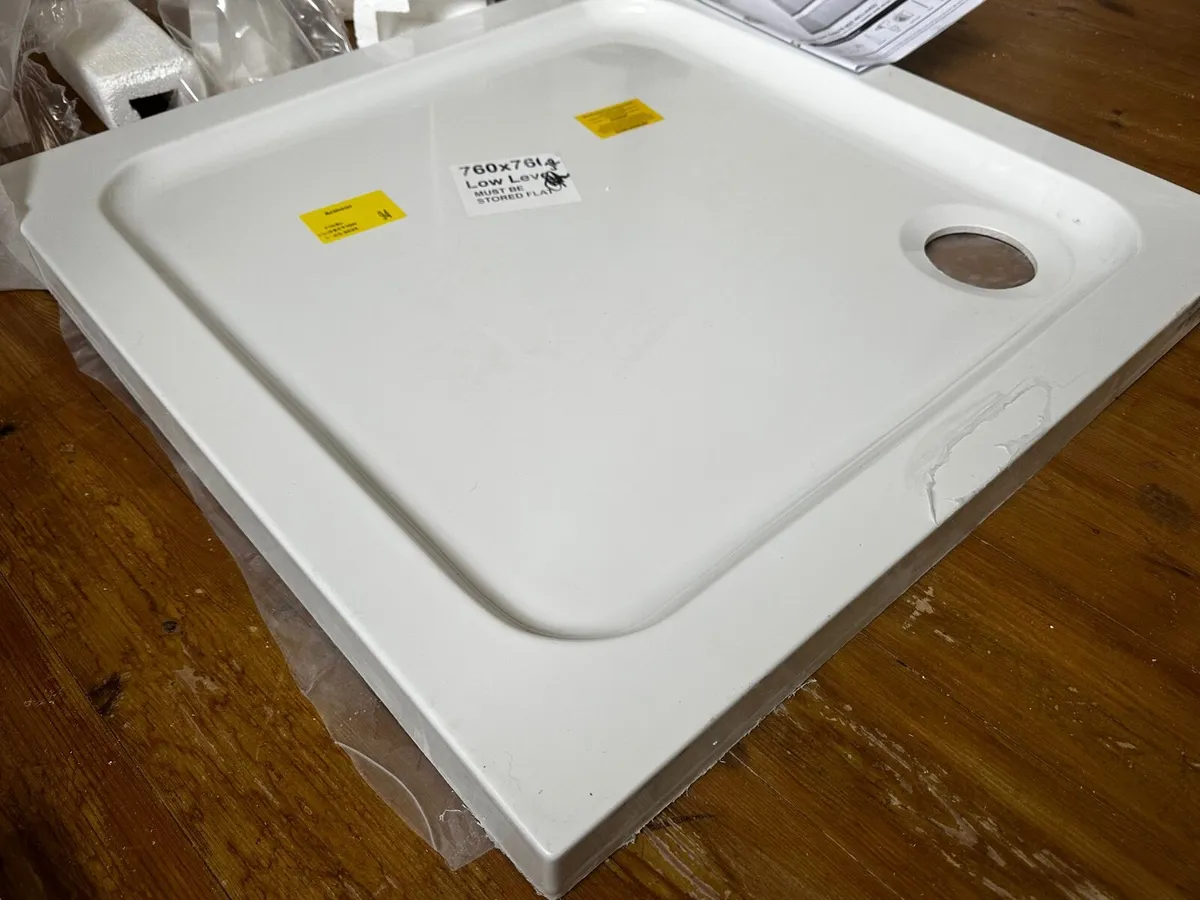 Slimline Shower Tray 760mm x 760mm - Image 4