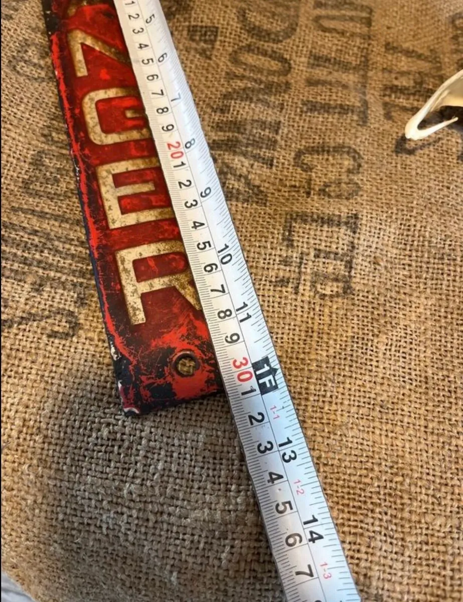 Vintage Enamelled sign - Image 4