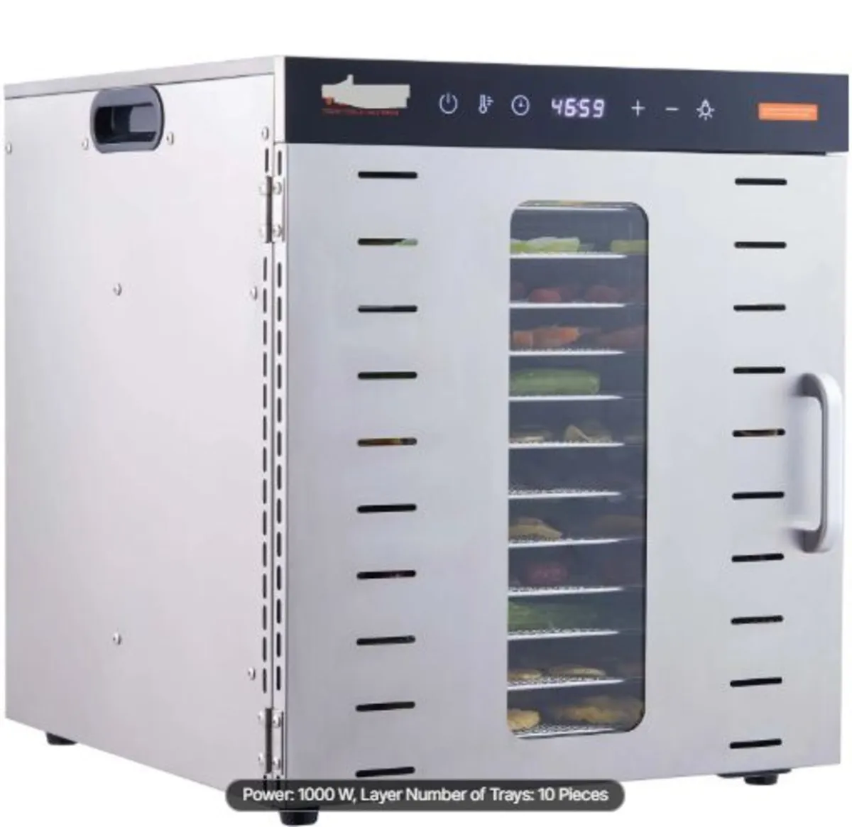 10 Trays Food Dehydrator Machine Stainless Steel - Image 1